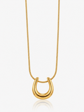 U-shape 18K Gold Plated pendant