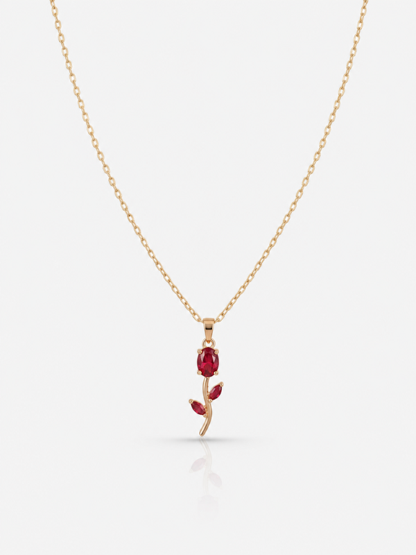 Rosavine 18K Gold Plated Necklace