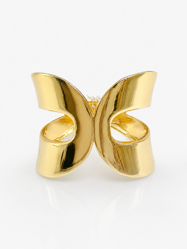 Monarch Cuff 18K Gold Plated Bangle