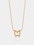 Butterfly 18K Gold Plated Necklace