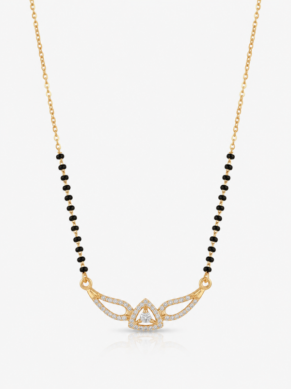 Dhanashree Rose Gold Mangalsutra