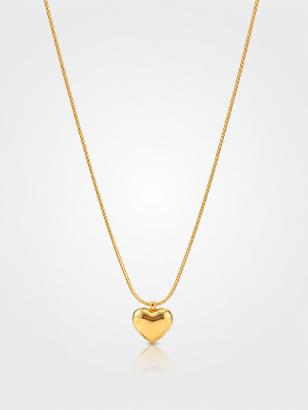 Heart  Pendant  18K Gold Plated Nacklace
