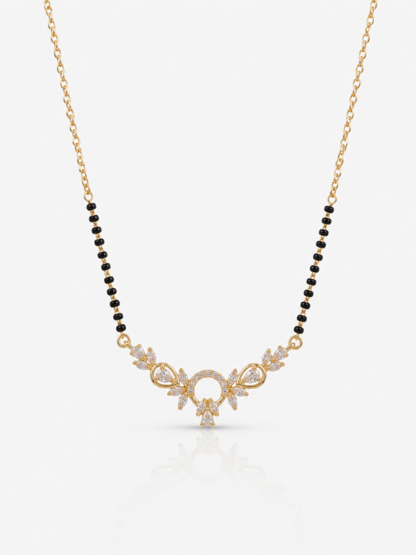 Tanishka 18K Gold Plated Mangalsutra