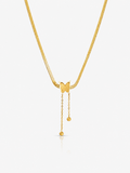 Butterfly Tassel 18K Gold Plated Necklace