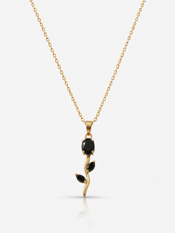 Noctelle Tulip pendant 18K Gold Plated Necklace