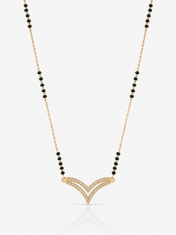 Ayehsa 18K Gold Plated  Mangalsutra