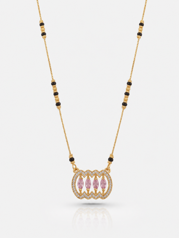 Alviraa 18K Gold Plated Mangalsutra