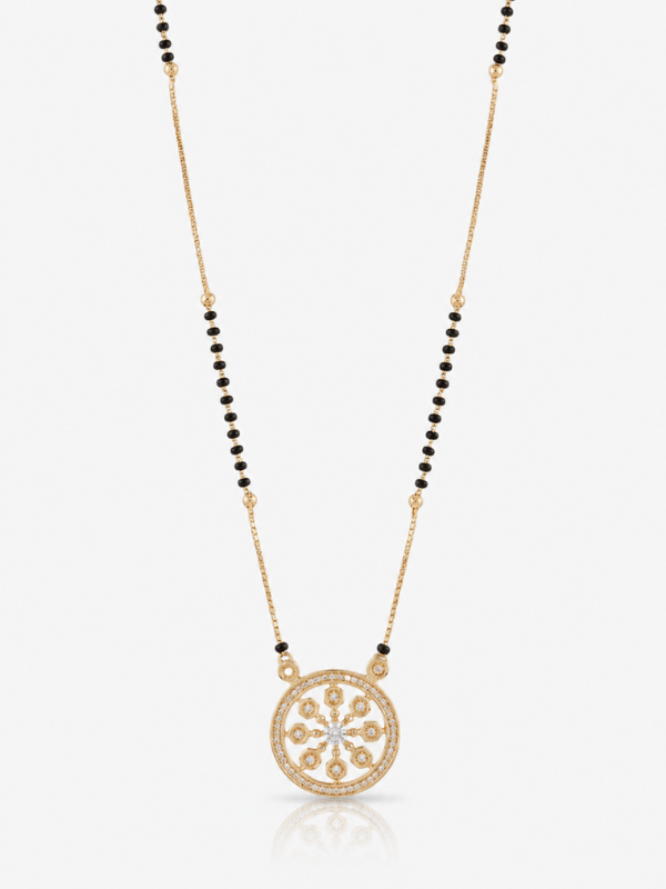 Yashiika Rose Gold Mangalsutra