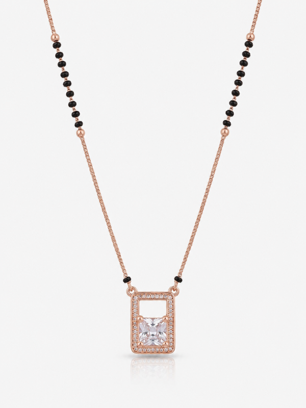 Tanushree Rose Gold Mangalsutra