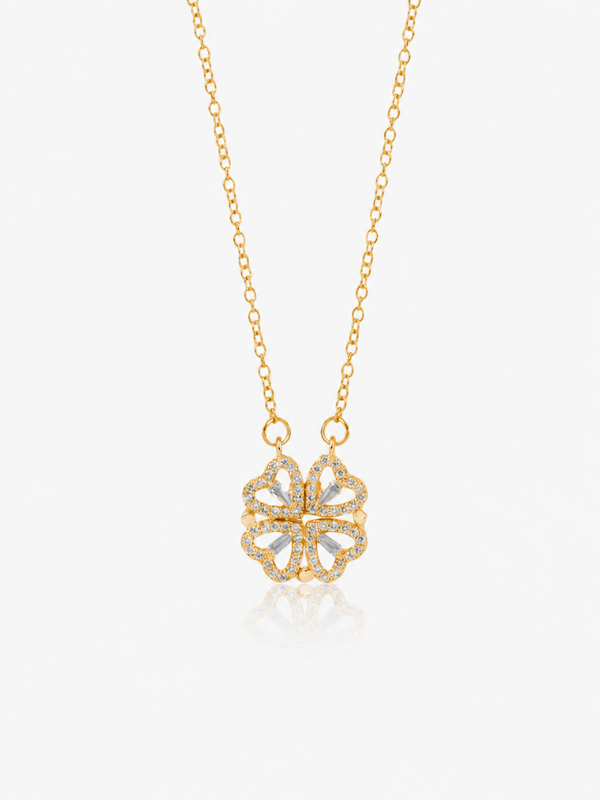 Lucky Clover 18K Gold Plated Necklace