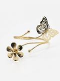 ButterFly Bloom 18K Gold Plated Arm Cuff
