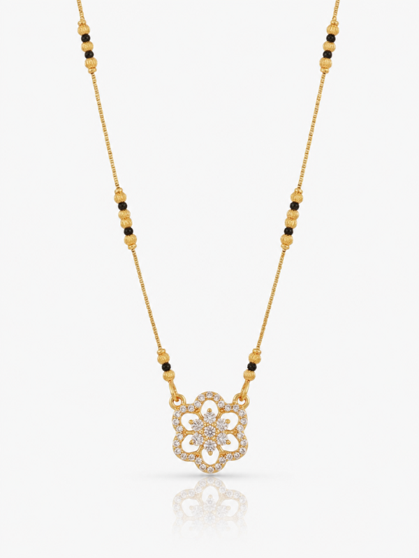 Nishita 18K Gold Plated Mangalsutra