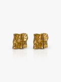 Auric Block 18K Gold Plated Earrings