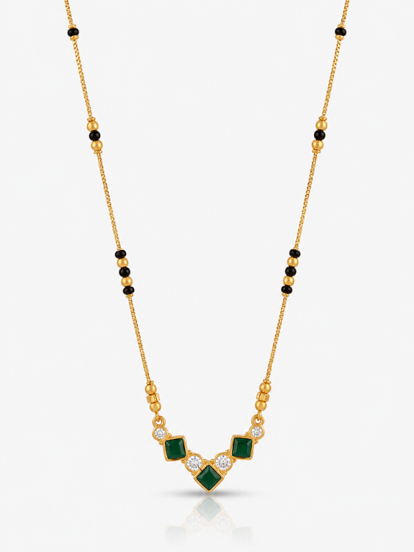 Rishita 18K Gold Plated Mangalsutra