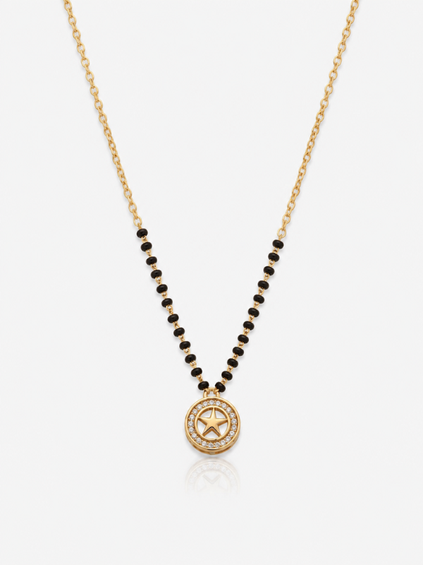 Aahana 18K Gold Plated Mangalsutra