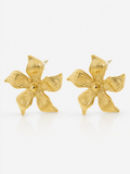 Wild Bloom 18K Gold Plated Earrings