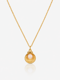 Pearl Shell 18K Gold Plated Necklace