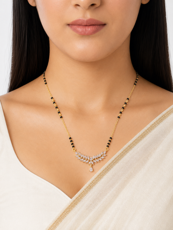 Erisha Rose Gold Mangalsutra