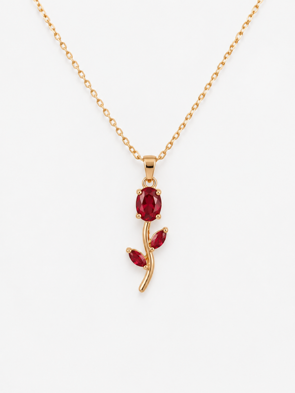 Rosavine 18K Gold Plated Necklace