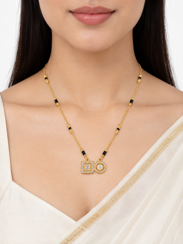Akriti 18K Gold Plated Mangalsutra