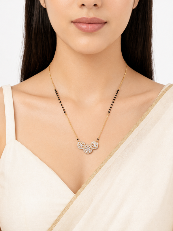 Prisha Rose Gold Mangalsutra