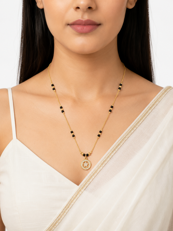 Ziva 18K Gold Plated  Mangalsutra