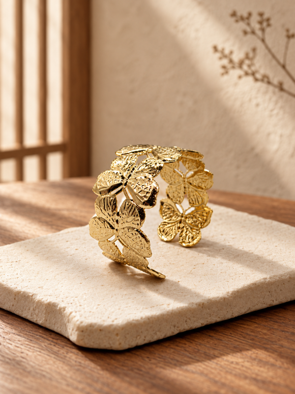 Avenelle Butterfly 18K Gold Plated Arm Cuff
