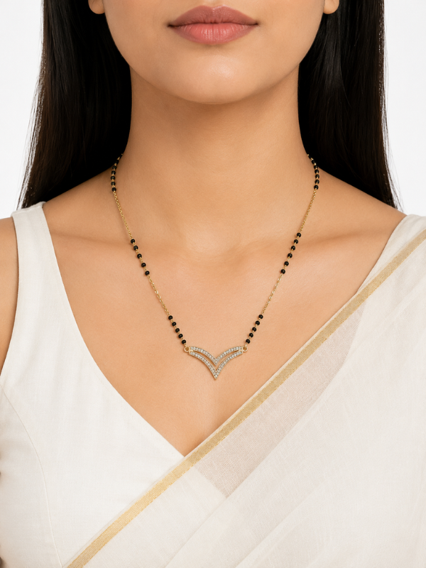 Ayehsa 18K Gold Plated  Mangalsutra