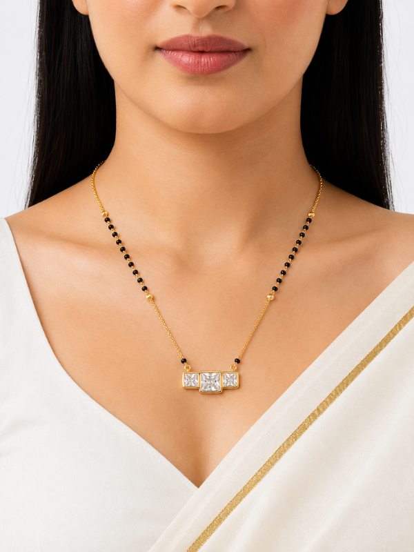 Meher 18K Gold Plated Mangalsutra