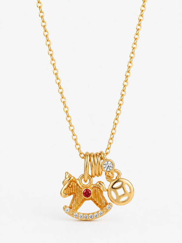 Whimsy Ride 18K Gold Plated Necklace
