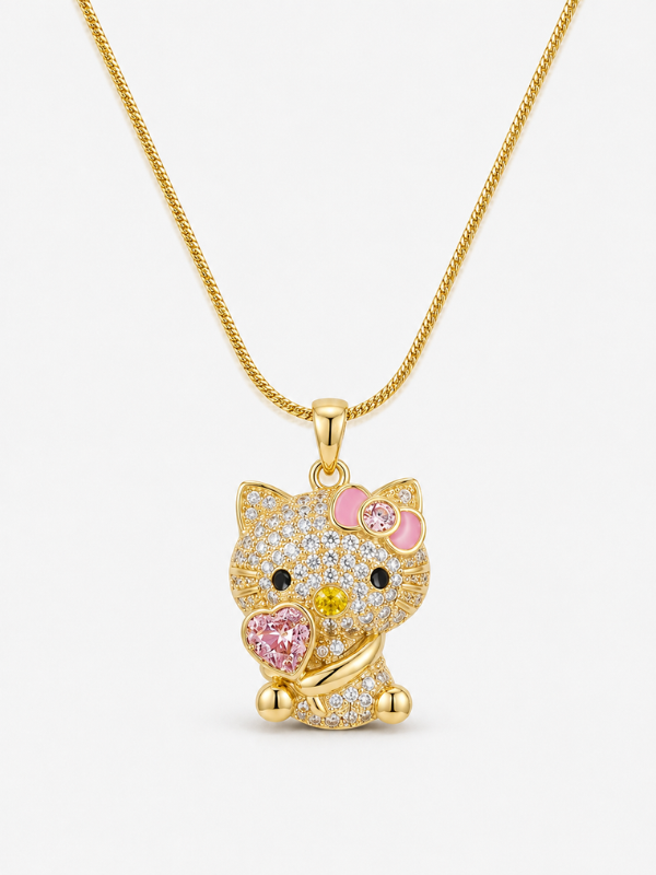 Hello Kitty 18K Gold Plated Nacklace