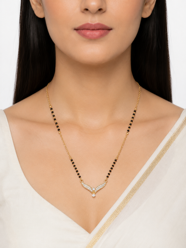 Krisha 18K Gold Plated Mangalsutra