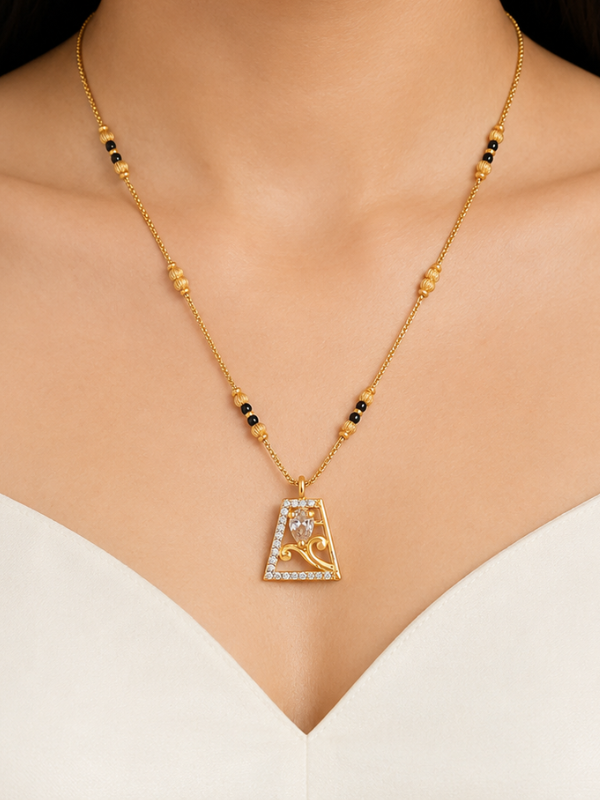 Yamini 18K Gold Plated  Mangalsutra