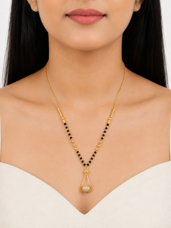 Nisha 18K Gold Plated Mangalsutra