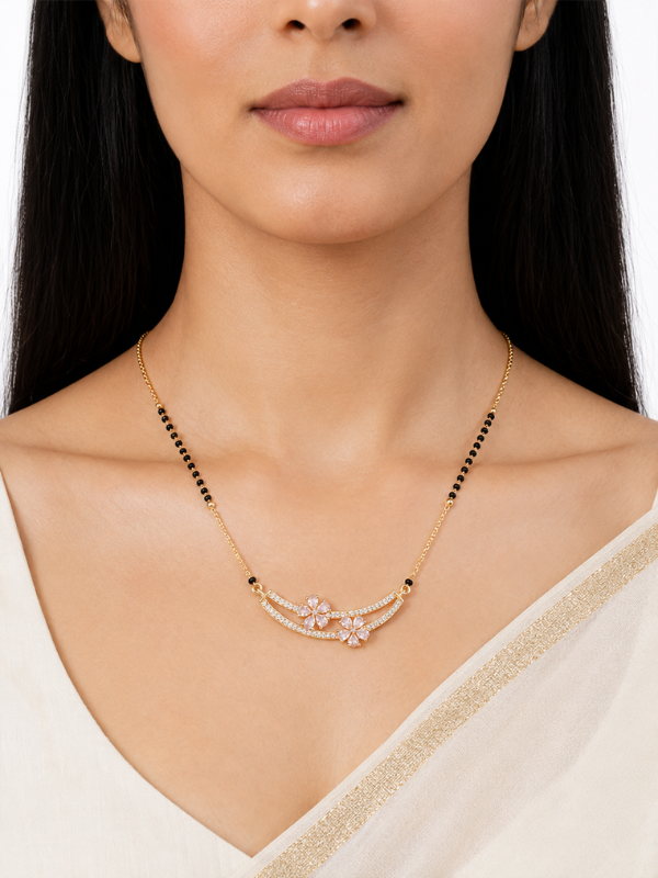 Ruhani Rose Gold Mangalsutra
