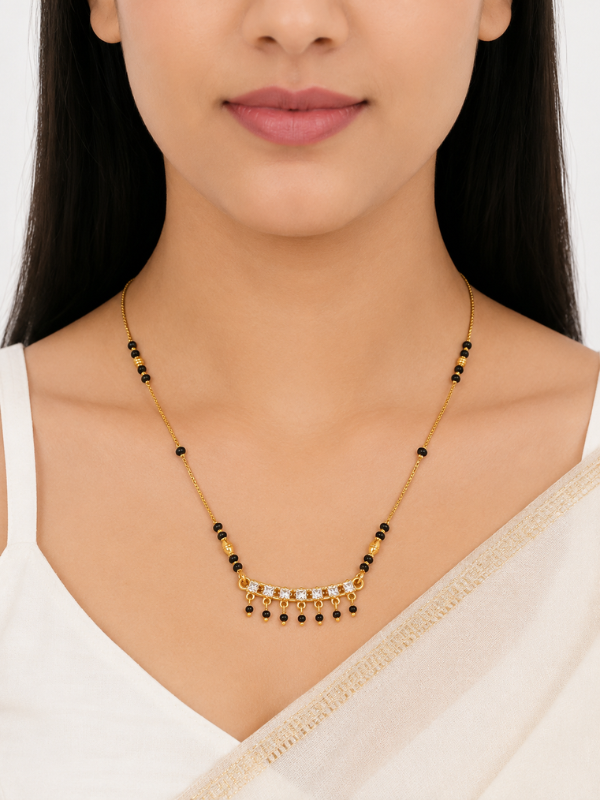 Kavya 18K Gold Plated  Mangalsutra