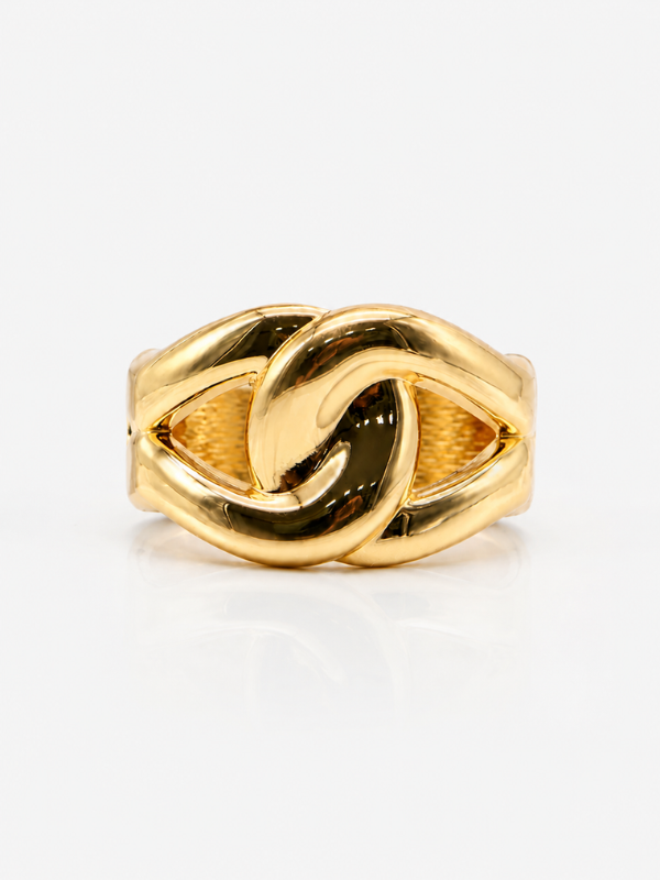 Eterna Knot 18K Gold Plated Bangle