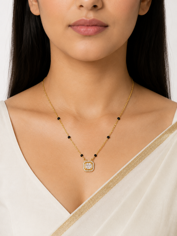 Siyana 18K Gold Plated Mangalsutra