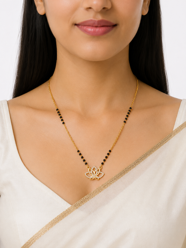 Dhruvisha 18K Gold Plated Mangalsutra