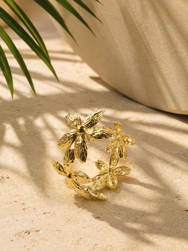 Florielle Vine 18K Gold Plated Arm Cuff
