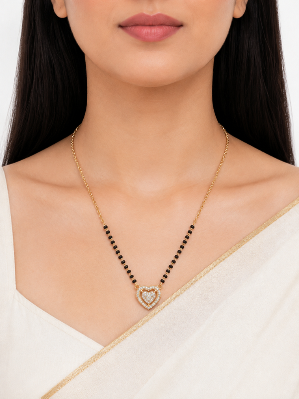 Keshvi 18K Gold Plated Mangalsutra