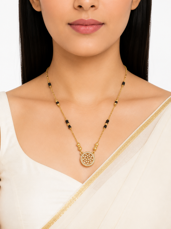 Sakshi 18K Gold Plated  Mangalsutra