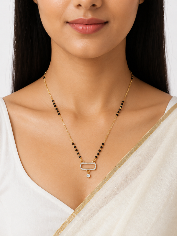 Urvisha 18K Gold Plated Mangalsutra