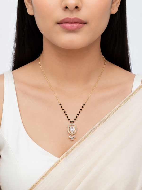 Meira Rose Gold Mangalsutra
