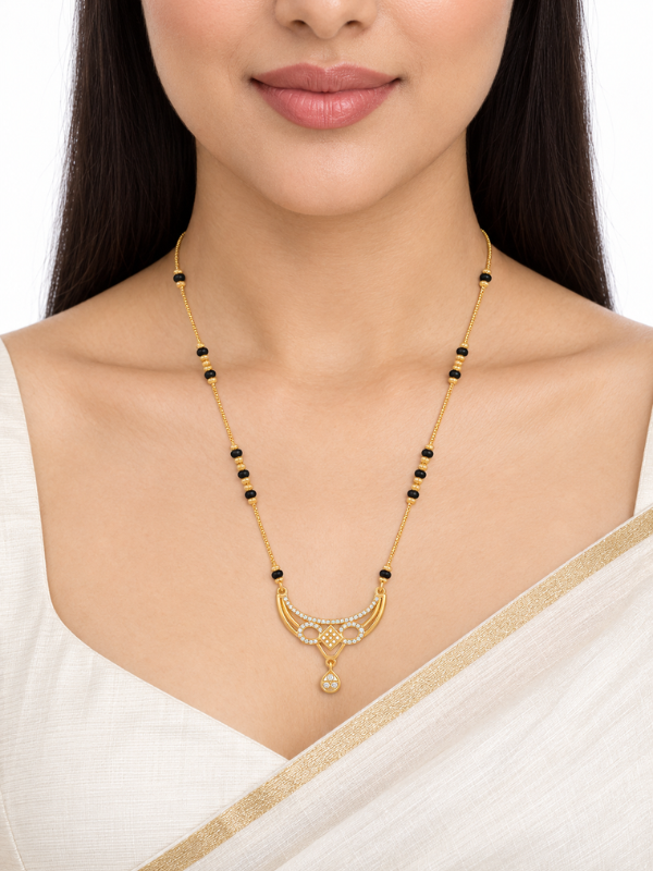 Disha 18K Gold Plated Mangalsutra