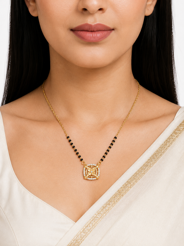 Niharika 18K Gold Plated Mangalsutra