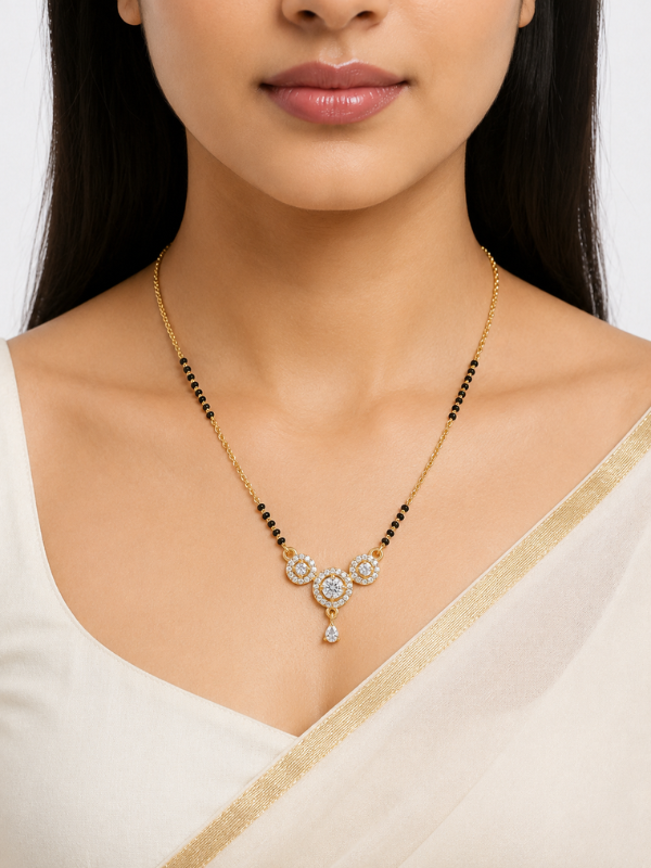 Vishva 18K Gold Plated  Mangalsutra