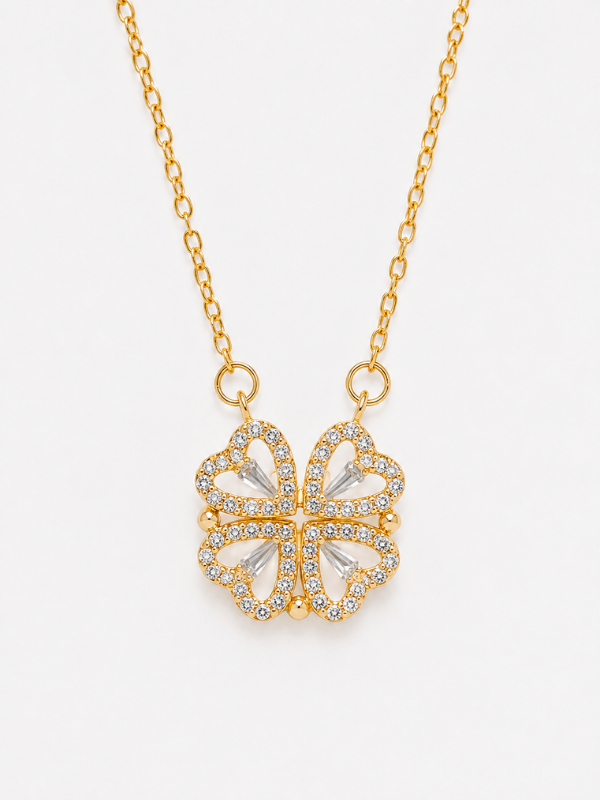 Lucky Clover 18K Gold Plated Necklace