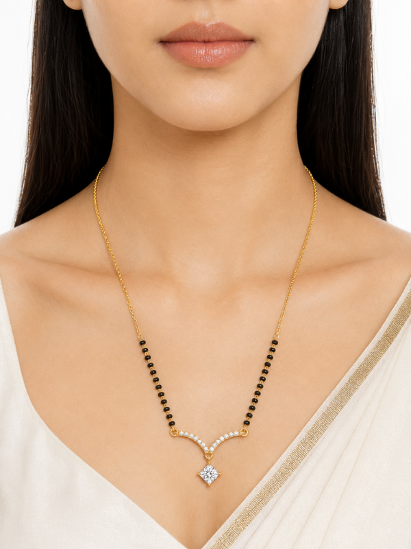 Avnisha 18K Gold Plated Mangalsutra