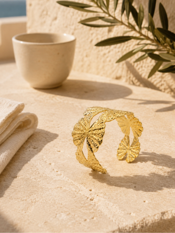 Mariposa Flutter 18K Gold Plated Arm Cuff